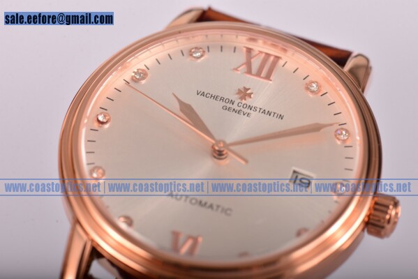 Vacheron Constantin Best Replica Patrimony Watch Rose Gold 81180/090P-8536